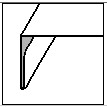 棚板断面図（短手部）